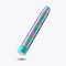 Vibrant Limited Addiction Utopia 7-Inch Rechargeable Vibe in Aqua with psychedelic design for sensual pleasure