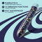 Limited Addiction Dreamscape 7-Inch Rechargeable Vibe in Blue with psychedelic design, showcasing RumbleTech vibrations, 10 modes, and waterproof feature.