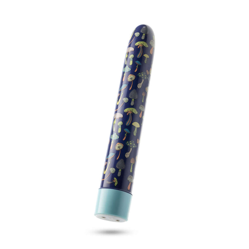 Limited Addiction Dreamscape 7-Inch Rechargeable Blue G-Spot Vibrator with Psychedelic Design for Internal and External Pleasure