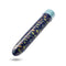 Blue psychedelic designed 7-inch rechargeable G-Spot vibrator by Blush Novelties