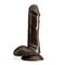 Blush Novelties Dr. Skin Plus 6 inches Posable Dildo Chocolate Brown at $22.99