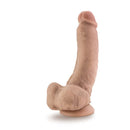 Dr. Skin Mr. Mayor 9-Inch Dildo with Balls in Beige Light Skin Tone, Realistic Suction Cup Dildo for Ultimate Pleasure