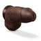 Blush Novelties Au Naturel Chub 10 inches Dildo Chocolate Dark Brown at $64.99