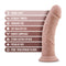 Blush Novelties Dr. Skin Dr. Shepherd 8 inches Dildo with Suction Cup Light Skin Tone Beige Vanilla at $34.99