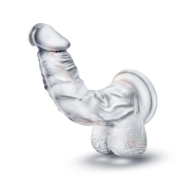 B Yours Diamond Luster Clear Dildo with Suction Cup Base for Realistic Pleasure