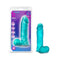 B Yours Plus Mount N Moan Teal Dildo with Packaging, Realistic Design and Suction Cup Base for Hands-Free Play and Strap-On Compatibility