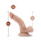 Dr. Skin Dr. Stephen 6.5" Dildo with Balls, Beige Light Skin Tone, Suction Cup Base, 1.5" Width, 5.75" Insertable Length