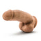 Dr. Skin Silicone Dr. Samuel 7 Inch Dildo with Suction Cup Mocha from Blush Novelties