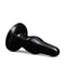 Anal Adventures Pleasure Plug Black by Blush Novelties with tapered tip and wide neck for enhanced anal sensations