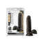 Blush Novelties Dr. Skin Plus 7 inches Posable Girthy Dildo Chocolate Brown at $23.99