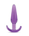 B Yours Slim Anal Plug Purple with tapered design and ergonomic base for comfort