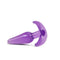 B Yours Slim Anal Plug Purple by Blush Novelties, tapered design with ergonomic base, body safe, phthalate free.