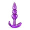 B Yours Triple Bead Anal Plug Purple - Beaded Design for Enhanced Pleasure and Comfort | Body-Safe Material