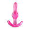 B Yours Curvy Anal Plug Pink with ergonomic base and wavy design for comfortable use.