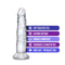 Blush Novelties B Yours Diamond Crystal Clear Dildo at $14.99