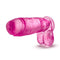 B Yours Plus Big N Bulky Pink Dildo with strong suction base and realistic design for G-Spot and P-Spot stimulation.