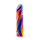 Limited Addiction Psyche Power Vibe Rainbow vibrator with vibrant, colorful design from Blush Novelties.