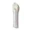 Oh My Gem Bold Diamond Silver Vibrator by Blush Novelties - elegant design with scooped shape for enhanced pleasure and sensations
