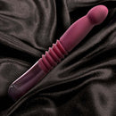Temptasia Trixie Thrusting Dildo from Wine Collection on Black Silk