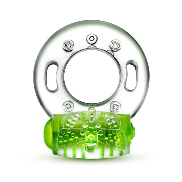 Blush Novelties Play With Me Arouser Vibrating C-Ring Green at $6.99