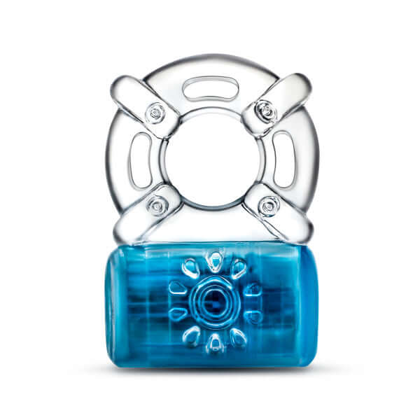 Play With Me Pleaser Rechargeable C-Ring by Blush Novelties - Versatile, USB-Rechargeable Vibrating Cock Ring for Couples
