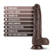 Blush Novelties Dr. Skin Dr. Murphy 8 inches Dildo Thrusting Chocolate Brown at $79.99