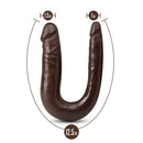 Blush Novelties Dr. Skin Mini Double Dong Chocolate Brown at $16.99