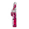 Sexy Things Frisky Rabbit Vibrator Pink from Blush Novelties with gyration, vibration, and control panel for versatile stimulation.