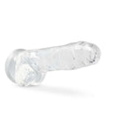 Naturally Yours 8-Inch Diamond Crystalline Dildo by Blush Novelties, realistic hand-sculpted design for lifelike pleasure and satisfaction.