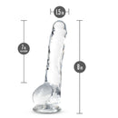Blush Novelties Naturally Yours 8 inches Diamond Crystalline Dildo at $15.99