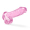 Naturally Yours 6 inches Rose Crystalline Dildo in pink, designed for a lifelike experience and perfect comfort.