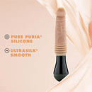 Blush Novelties Dr. Knight 10.5-Inch Thrusting Vibrating Dildo with Pure Puria Silicone and UltraSilk Smooth Texture
