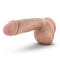 Dr. Skin Glide 8.5 inches Self Lubricating Dildo with Balls Vanilla Beige