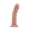 Dr. Skin Glide 8 inches Self Lubricating Dildo Vanilla Beige, realistic look, strong suction cup, body safe TPE, by Blush Novelties