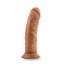 Dr. Skin 8 inches Self-Lubricating Dildo Mocha Tan with Suction Cup Base
