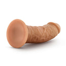 Dr. Skin 8 inch self-lubricating realistic dildo in mocha tan color with a sturdy suction cup base from Blush Novelties