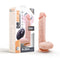 Dr. Skin Silicone Dr. Ethan 8.5 inches Gyrating Dildo Beige with packaging and remote control.