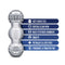 Rize Feelz Clear Male Masturbator with soft erotic feel, crystal clear view, multi-textured chambers, snug fit, phthalate-free, latex-free