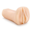 M Elite Soft and Wet Veronika Beige Stroker with ribbed canal for heightened sensations from Blush Novelties