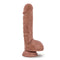 Au Naturel Big Billy 9-inch Dildo Mocha with ultra-realistic Sensa Feel layers and Flexi Shaft technology for lifelike pleasure