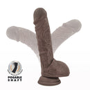 Blush Novelties Dr. Skin Dr Mason 9 inches Dildo with Suction Cup Dark Brown at $49.99