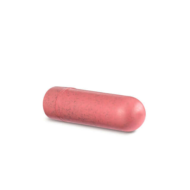 Gaia Eco Rechargeable Bullet Vibrator Coral by Blush Novelties - plant-based bioplastic with 10 powerful vibration functions