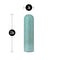 Gaia Eco Rechargeable Bullet Vibrator Aqua with dimensions 2.7 inches by 0.7 inches, made from eco-friendly BioFeel bioplastic material.