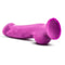 Avant D7 Ergo Violet Dildo with strong suction cup base from Blush Novelties, featuring dual density technology and sensuously soft texture.