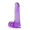 B Yours Plus Ram N Jam Purple Dildo with Strong Suction Cup from Blush Novelties