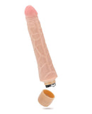 Blush Novelties X5 Series Mambo Vibe realistic penis-shaped vibrator with removable battery cap
