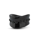 Stay Hard Beef Ball Stretcher 1.5 inches Diameter Black by Blush Novelties, soft and pliable for enhanced pleasure and control