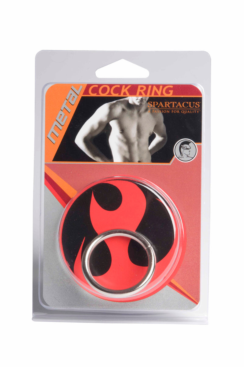 Spartacus Metal Cock Ring 1 1/4" - A Bold Choice for Intense Pleasure!