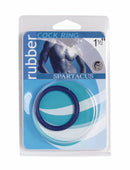 Spartacus Leathers 1.5" Blue Rubber Cock Ring - Elevate Sensual Experiences