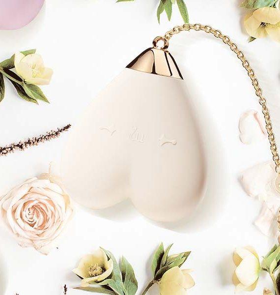 ZALO ZALO Baby Heart App-controlled Rechargeable Personal Massager Vanilla White at $89.99